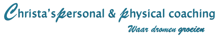 Logo Christa's Personal & Physical coaching, Waar dromen groeien. 